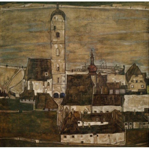 Domy nad Dunajem, Egon Schiele, 1913 (1000el.) - Sklep Art Puzzle